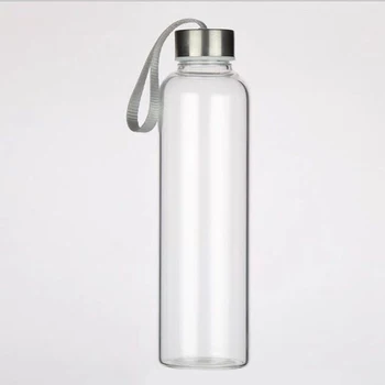 500ml Plastmasas Ūdens Pudeles Ar Virvi Carafe Pieaugušajiem Tējas Manu Tiešo Dzeramā Pārredzamu Kausa Ceļot Ārā Portatīvo bpa brīvs