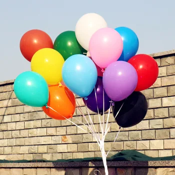 100gab 12inch 2.8 g kārta krāsains balons Sabiezējums augstas kvalitātes kāzas, bērnu ballīte, Dzimšanas dienas Balons, dekoratīvās baloni