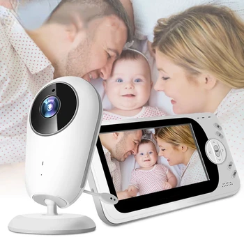 4.3 collu Bezvadu Video Baby Monitor Aukle portatīvo Bērnu Aukle IS LED Nakts Redzamības domofons Uzraudzības Drošības Kameru