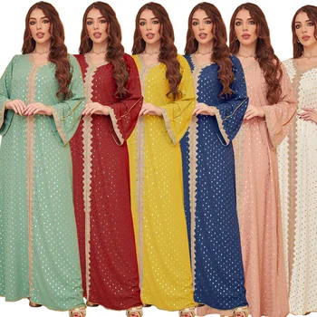 Abaya Sievietēm Zaudēt Dubajas Arābu Muslīnu Sieviešu Drēbes, Tuvajos Austrumos Kleita Ādai draudzīgu Ērti Sieviešu Apģērbu Modes Tērpu