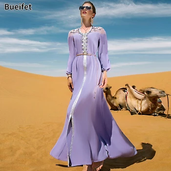 Ramadāna Eid Mubarak Abaya Islāma Apģērba Dubaija Turcija Islāmu Kaftan Musulmaņu Kleita Drēbes Abayas Sieviešu Drēbes Femme Caftan