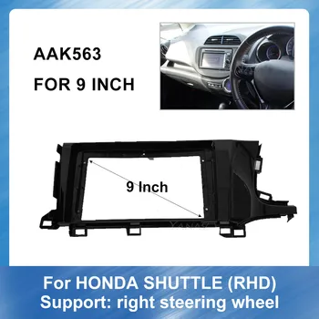 2 Din Auto Radio Fascijas Rāmis Dash Panelis-Honda SHUTTLE Tiesības Peptīdu 9 collu Auto Stereo Uztvērēju Dash Paneļu Montāžas rāmis