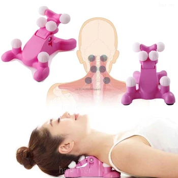 Dzemdes Kakla Vilces Masāžas spilvens gugatnis atbalsta 3d neck massager Relaksāciju, Sāpju remdēšanu Atpakaļ Stiepjas Atpūsties Neck Massager