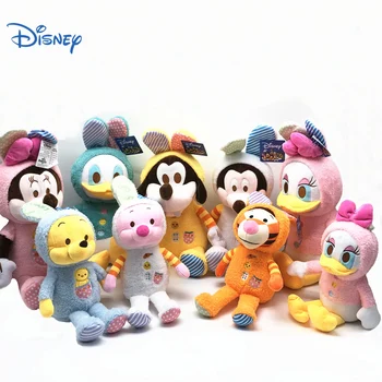 Disney Mickey un Minnie Plīša Rotaļlieta, Donald Duck Lelle Chip 'n' Dale Mīksta, Plīša Leļļu Meitenēm, Dāvanas, Bērnu Rotaļlietas