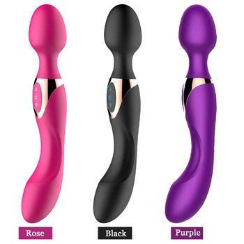 Jaunu AV burvju nūjiņu G Spot masieris, USB maksas Liels stick vibratori sievietēm sieviešu sexy clit vibrators pieaugušo seksa rotaļlietas sieviete