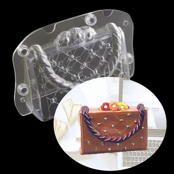 Dāmas Rokassomiņā 3D Šokolādes Pelējuma Polikarbonāts,Radošās Virtuves Kūka Dekorēšanas Instrumentiem Mīklas Rīku Cepšanas Piederumi Pelējuma