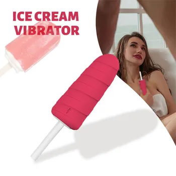 Saldējumu Forma 10 Frekvences AV Spēcīgs Vibrators Sievietes G-spot Klitora Masturbācija Massager Kulminācija Bullet Seksa Rotaļlietas Sievietēm