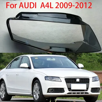 Audi A4 B8 8k0 2009. - 2012. gadam Lukturu Abažūrs Caurspīdīgu Priekšējo Lēcu Kreiso un Labo Abažūrs Vāciņu, Objektīva Gaismas Aizsardzība
