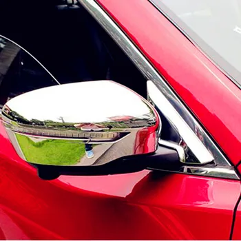 Bbincar ABS Chrome Sānu Atpakaļskata Spoguļa Vāciņš Melns Aizsardzības Apdares Molding Uzlīmes Priekš nissan Rogue X-Trail 2014 2015 2016