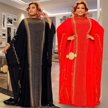 Āfrikas Kleitas Sievietēm Nigērija Kleita Āfrikas Dashiki Marokas Kaftan Dubaija Abaya Musulman Boubou Drēbes Femme Caftan Jalabiya
