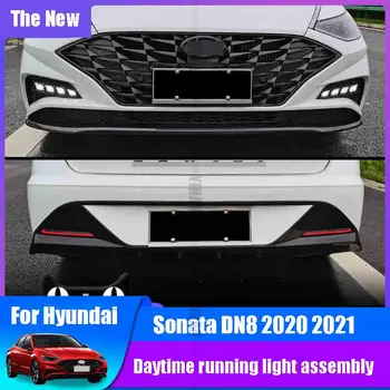 par Hyundai Sonata DN8 2020 2021 priekšējās dienas gaitas gaismas asamblejas aizmugures josla streamer dekoratīvās gaismas modificētu gaismas