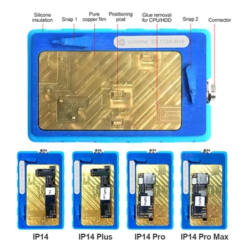 SS-T12A Apkures Demontāžu Platformas Pamatplates CPU Pirms Apkures Pārstrādāt Desoldering Stacijas iPhone X 14Pro Max Remonts