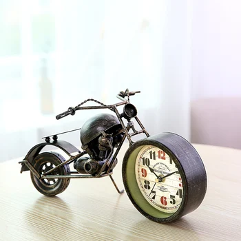 Radošā Motocikls, Motociklu Modelis Modinātājs Galda Pulkstenis Radošo Sākuma Dzimšanas Dienas Dāvanu Foršs Pulkstenis