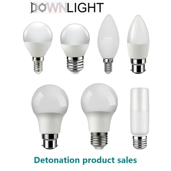 Reklāmas LED lampas Vietas svece lampa 220V 3W-18W augsta gaismas strobe-bezmaksas silti balta gaismas piemērots virtuve, vannas istaba