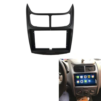 9Inch 2DIN Auto Audio Radio Lielā Ekrāna Šķiedrām Rāmis Adapteri DVD Dash Montāžas Panelis Karkasa Komplekts Chevrolet Bura 2011