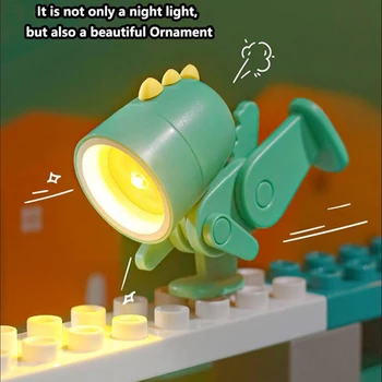 Mini Led Nakts Gaisma Magnētisko Karikatūra Pet Galda Lampa Mini Led Galda Lampa Cute Grāmata Nakts Gaisma Bērniem Istabu, Guļamistaba Dekori