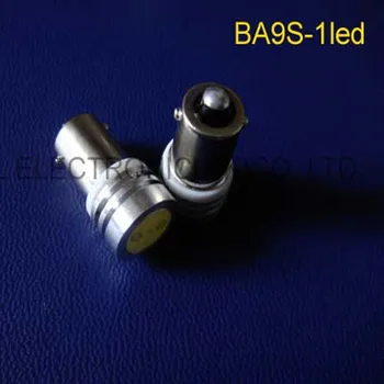 Augstas kvalitātes DC12V 1W BA9s Auto led Signāla Gaismas,BA9s Led Indikators,Led Izmēģinājuma Lampas BA9s Led lampas bezmaksas piegāde 100gab/daudz