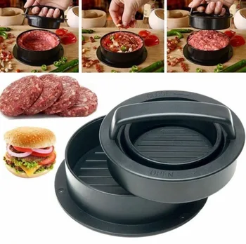 ABS materiāla, virtuves hamburgeru gaļa Nospiediet gaļas kūka nospiediet taustiņu kombināciju gaļas nospiediet hamburger ražošanas rīks
