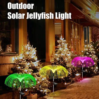 LED Saules Medūzas Gaismas Āra Ūdensizturīgs Zālāju Ainavu Lampas Krāsains Ielu Gaismas Dārzs Ziemassvētku Dekori Apgaismojums Apgaismojums