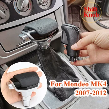Auto Automātiskā Pārnesumkārba Pārnesumu Pārslēgšanas Galvu, Ford Mondeo MK4 2007 2008 2009 2010 2011 2012 Ādas Pārnesumu Pārslēgšanas Slēdzis