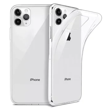 Bezmaksas Piegāde iPhone 13 12 11 Pro Max 7 8 Plus Bufera Mīksta Silikona Case For iPhone 13 12 Mini X XR XS Max Pārredzama Atpakaļ