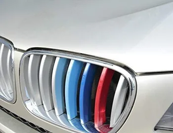 ABS Plastmasas Priekšējais Režģis Vizuļi Apdares Lentes Apdares 3pcs BMW 7. Sērija G12 G13 2016-2018