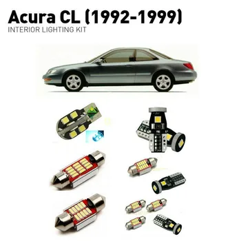 Led interjera apgaismojums Par Acura CL 1992-1999 11pc Led Gaismas Automašīnām apgaismojuma komplekts automobiļu lukturi Canbus