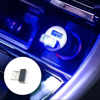 1 gabals auto formas USB atmosfēru LED gaismas lada granta kalina vesta priora largus 2110 niva 2106 2107 2109. lpp vaz samara