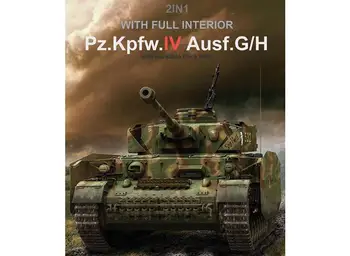 RYEFIELD RM5055 1/35 Panzerkampfwagen IV Ausf.G/H 2in1 Modeli, Komplekts