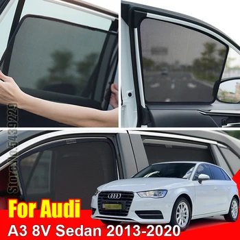 Audi A3 8V Sedans, 2013. līdz 2020. gadam, Auto saulessarga Accessori Logu Segtu Saulessargs Aizkaru Acu Toni Blind Custom Fit