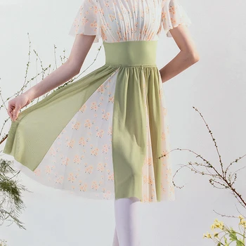 Pasaku Baleta Svārki Sievietēm Sniegumu Kostīmu Balerīna Apģērbs Baleta Apģērbu Liriska Klasiskā Dancewear Šifona Svārki JL4168
