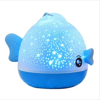 Zivju LED Nakts Gaismas Lampa Piebilst Ideāls Touch Jebkurā Telpā lai Jūsu Gaisma Spīd Nightlight Projektoru Atmosfēru Guļamistaba Dekori