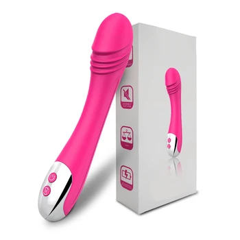 G-Spot Vibrators Klitora Stimulators USB Lādējamu Silikona Dildo, Vibratori Seksa Mašīna, Rotaļlietas Sievietēm