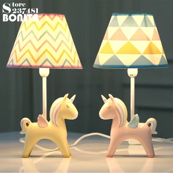 Maza Izmēra Unicorn Aptumšojami LED galda gaismas gultas Nakts gaisma Gudrs Galda Lampas Ziemassvētku Draudzene Klāt Bērnu dāvanu