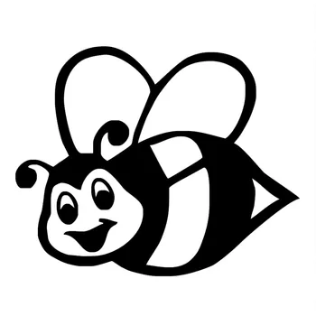 Par Bumble Bee Auto Bufera Smieklīgi Personības Drift Vinila Kravas Automašīnu Decal Sienas Dekoratīvās Mākslas Jdm Uzlīmes