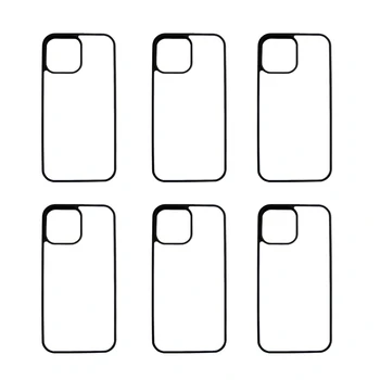 6PCS Tukšu Telefonu Gadījumā Segtu Izdrukājamu Telefonu Gadījumā DIY Saderīgs Ar Iphone 12 Pro Max