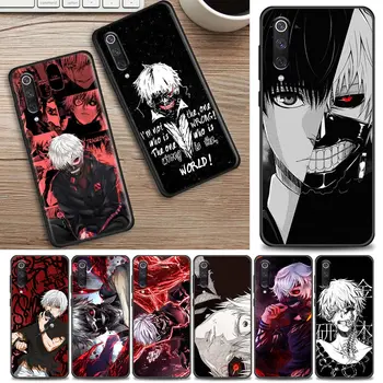 Gadījumā Xiaomi Mi 9Lite 8 9 9T 10 10T A2 Lite 9SE CC9, Ņemiet vērā, 10 Pro 5G Mīksto Būtiska Korpusa Vāciņu Tokyo Vampīrs Anime Ken Kaneki Anime