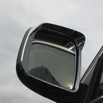 Par dodge durango 2017 2018 2019 ABS Chrome atpakaļskata spogulis bloķēt lietus uzacu Segtu Apdares Auto Stils Aksesuāri 2gab