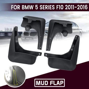 1 Komplekts BMW 5 SERIES F10 2011. - 2016. Gada Auto Priekšā, Aizmugurējie Dubļu Sargi, Fender Mudguard Splash Sargiem Mudflap Piederumi